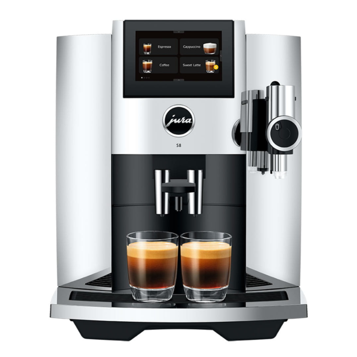 Jura S8 Automatic Coffee Machine Chrome