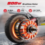 iScooter iX3 800W Off Road Electric Scooter with Smart APP Controller - Image 4