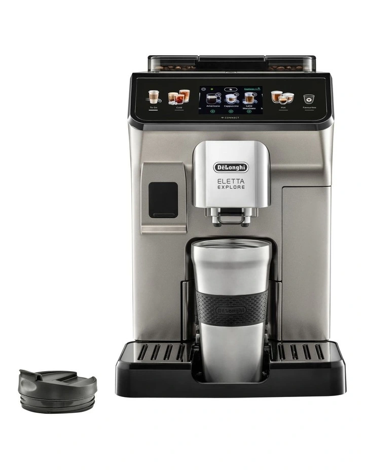 De'Longhi Eletta Explore Connect Automatic Coffee Machine ecam45086t