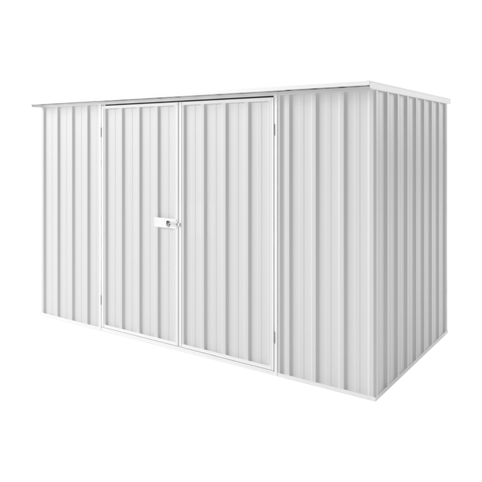 EF-D3015-OW EasyShed D3815 Flat Roof Garden Shed - Rivergum - Image 1