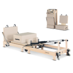 Lifespan Fitness Contour Folding Wooden Pilates Reformer Machine Set - Image 4