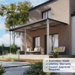 Absco Structures 6.0 x 3.0 x 3.0m Monument Double Patio Cover - Monument - Image 2