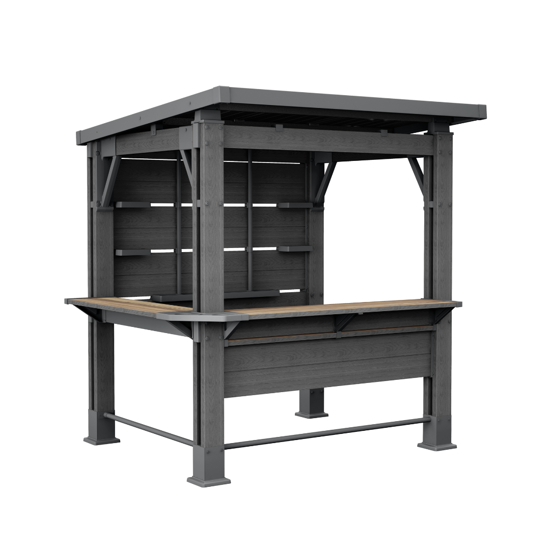 Untitled_design_1-1.png Keter Bar Gazebo - Grey - Image 1